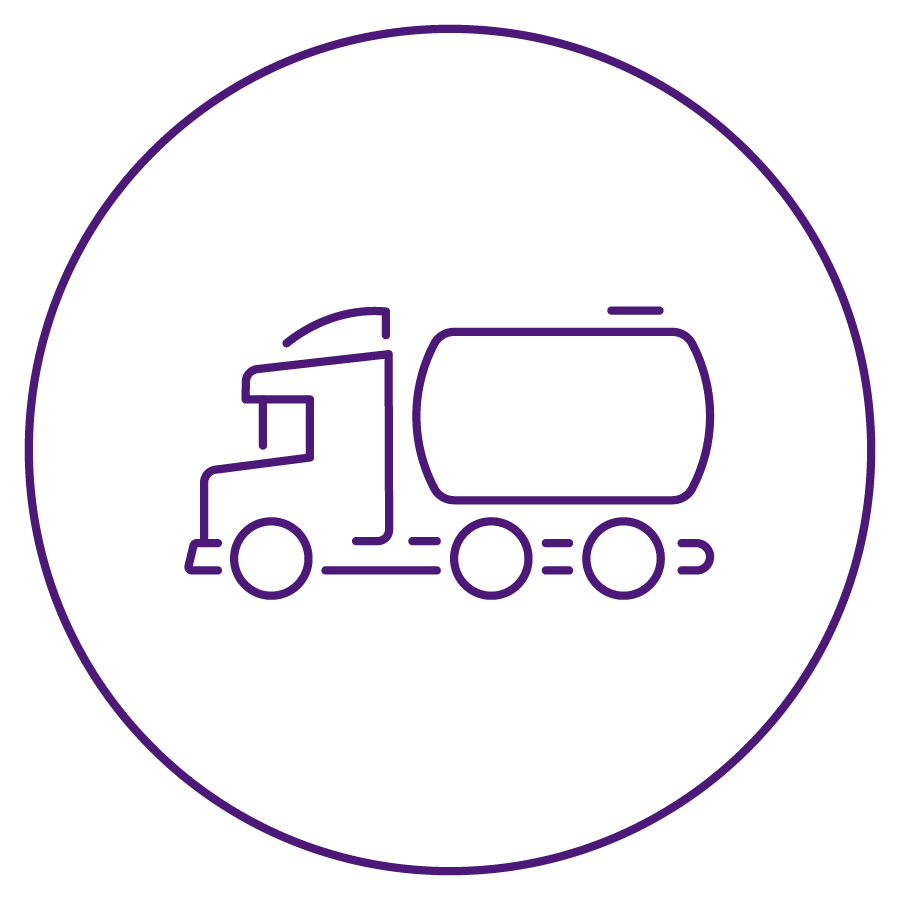 Geometric drawing of an outline square with sections divided by vertical, horizontal, and half circle lines.