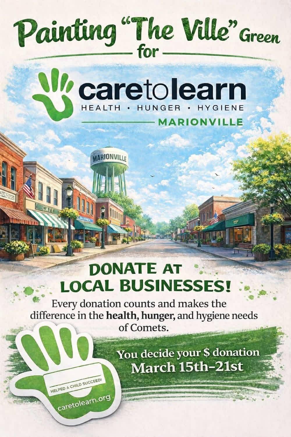 Care to Learn Paint 'The Ville" Green 