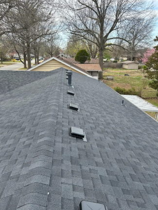 A house roofed by Patrick and sons. 