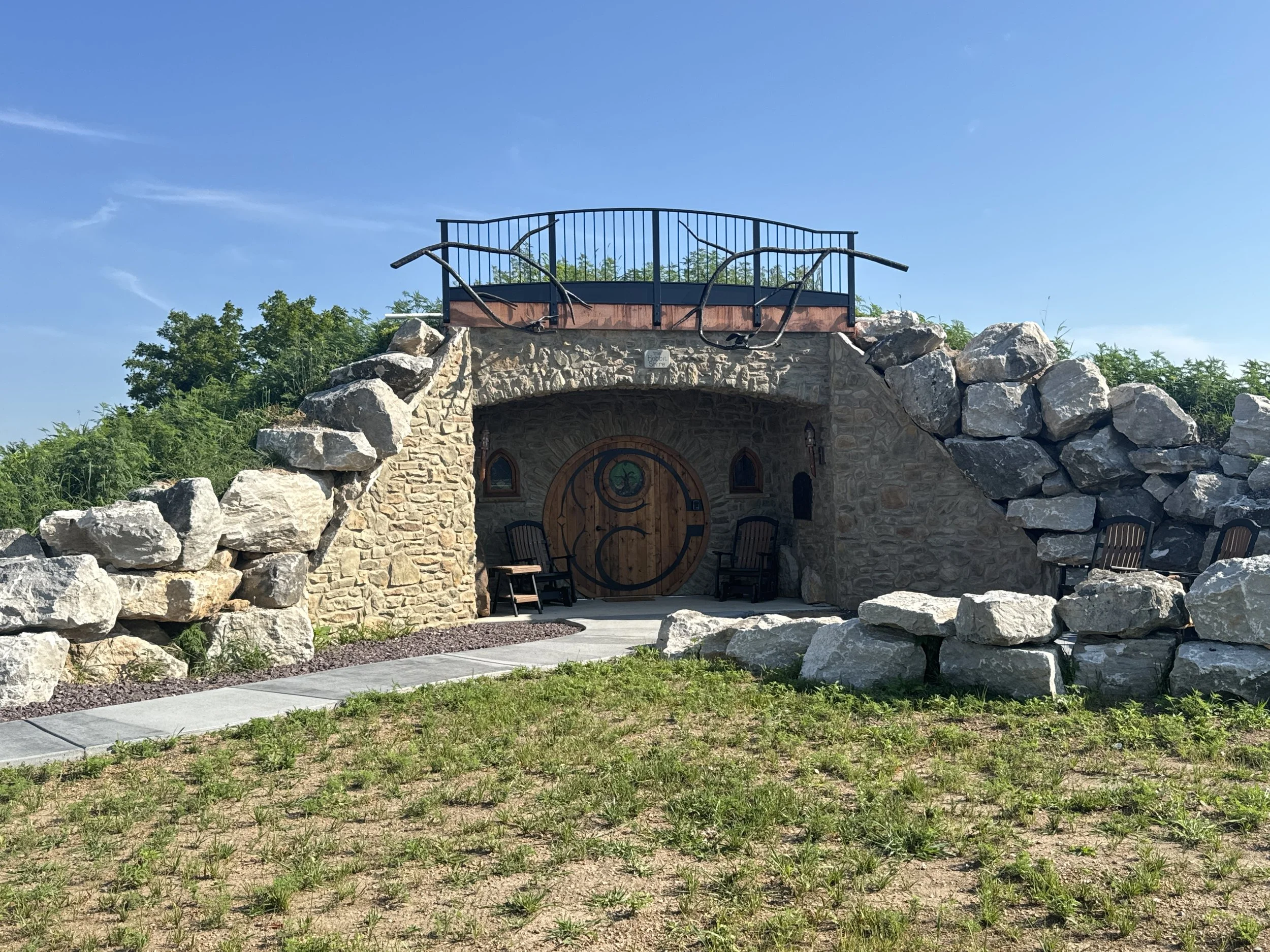 The Hobbit Shire is a cozy, storybook-inspired stay designed to feel like a real-life hobbit home. With its charming details, warm finishes, and peaceful setting, it offers a unique and relaxing escape, perfect for a romantic getaway or a memorable s