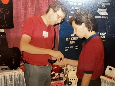 Peter and Terry Larsen at Bowl Expo