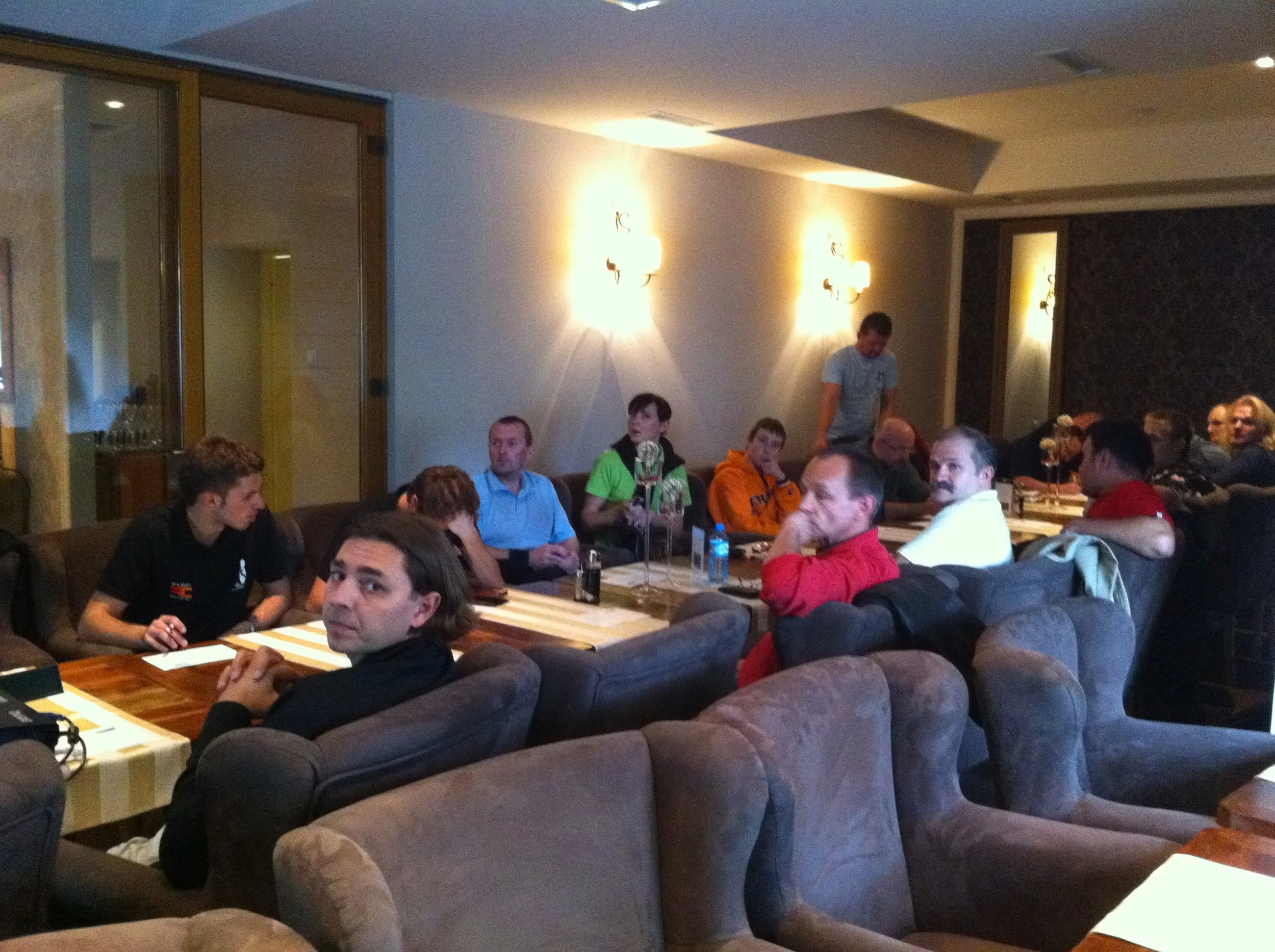 Peter teaching class in Poland 2010-