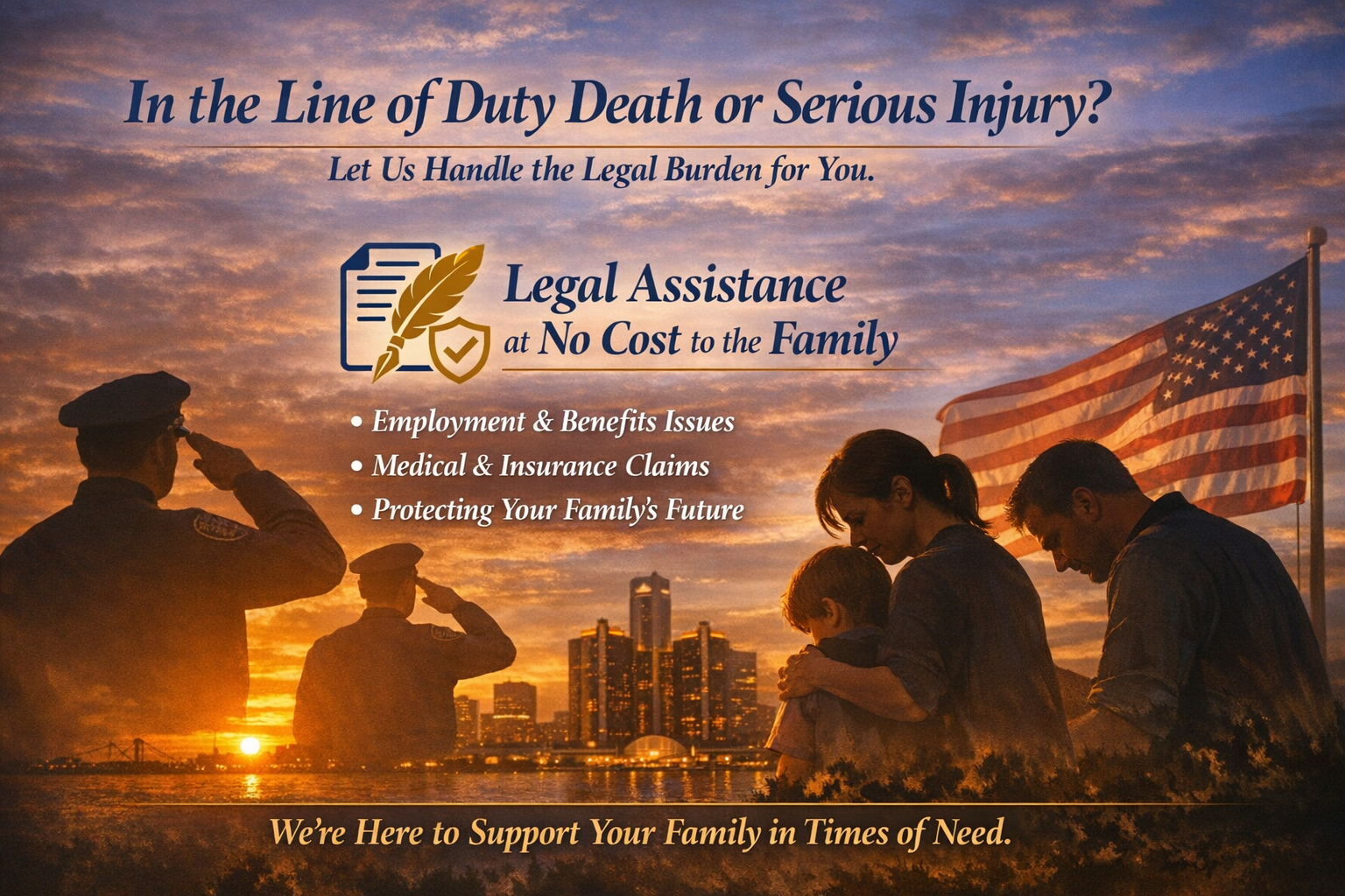 Law Enforcement In the Line of Duty Death or Serious Injury Legal Assistance