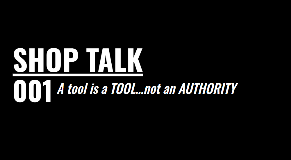 A Tool is just a tool…