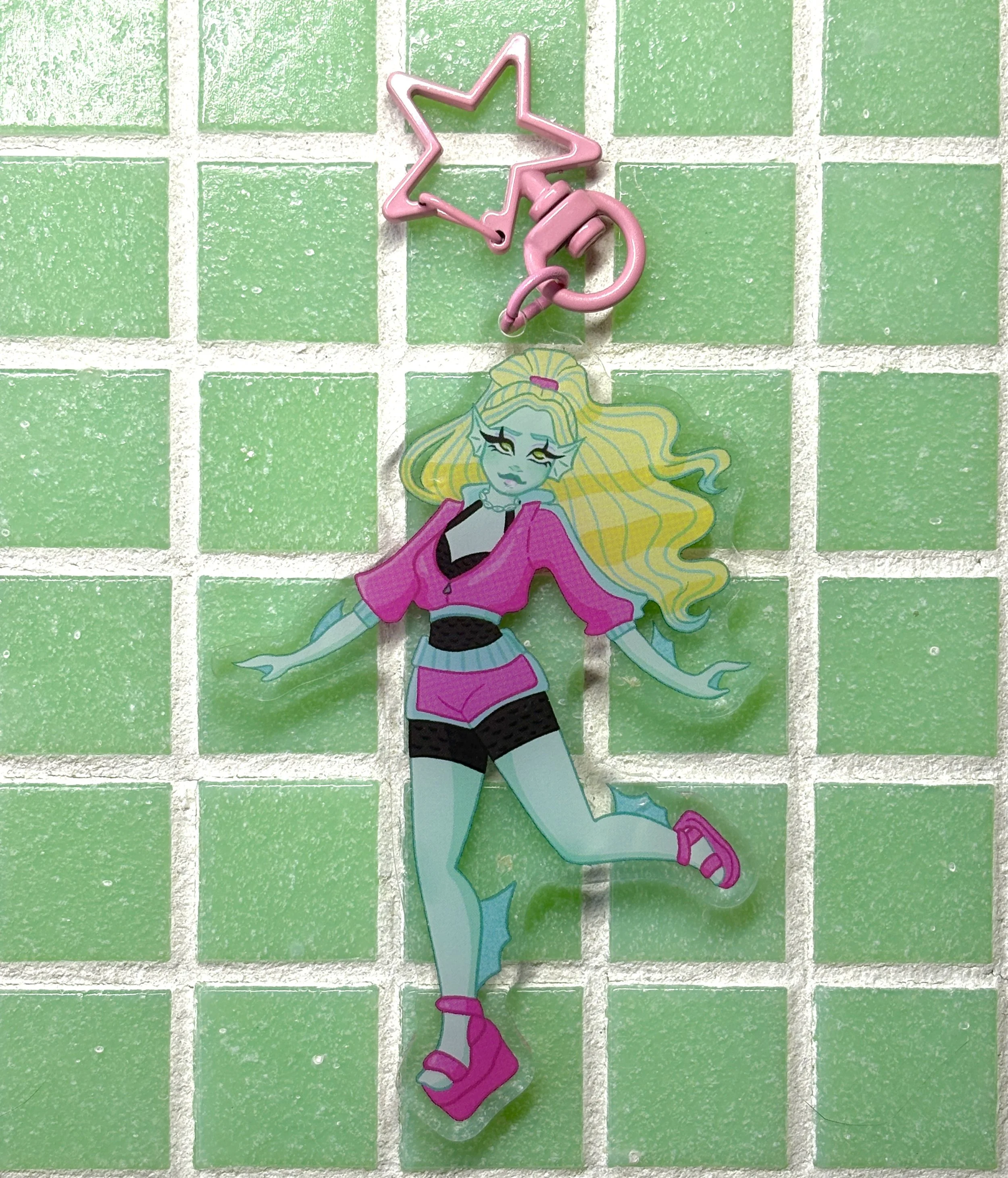 Monstrous Secondary School Gal Charms