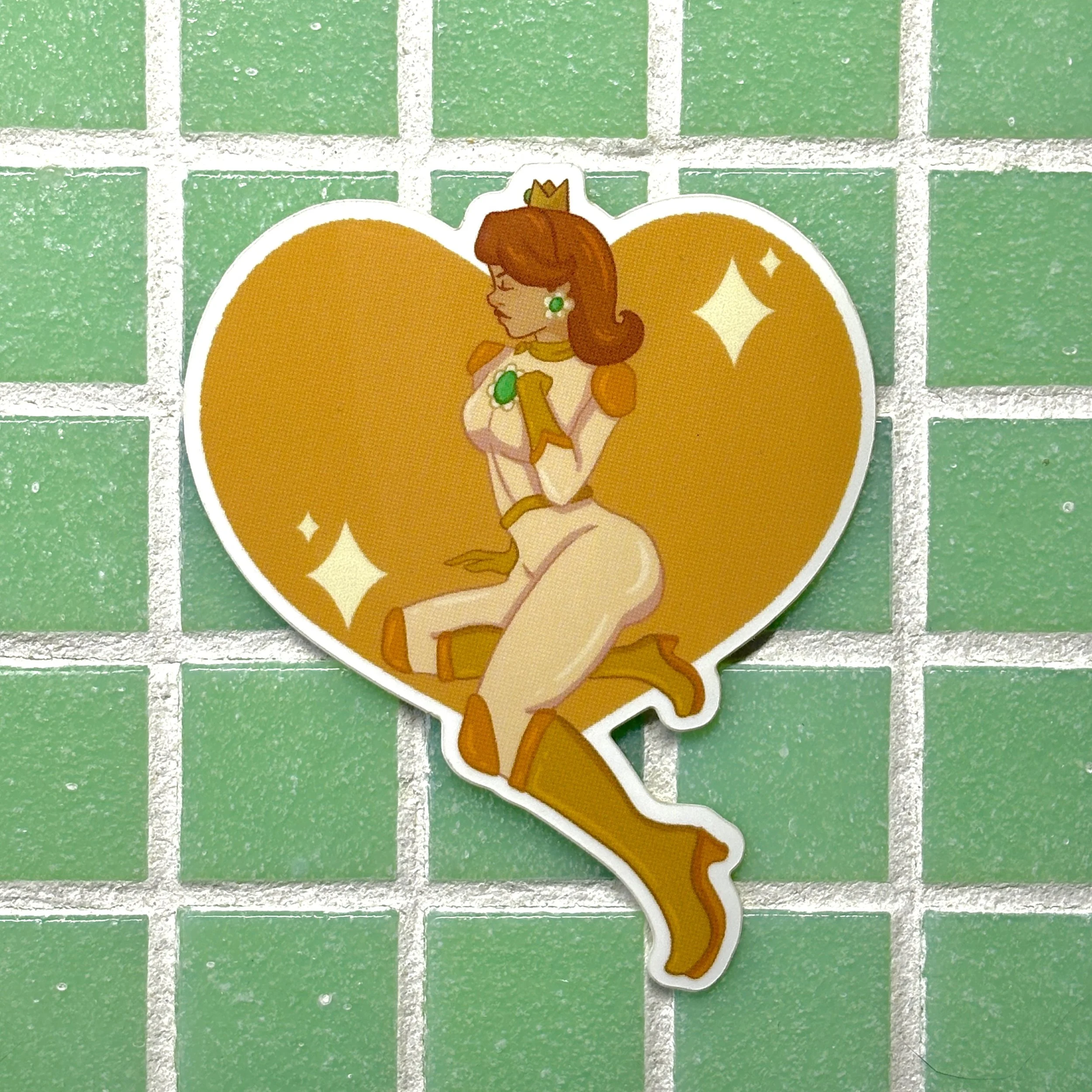 Floral Biker Baddie Sticker