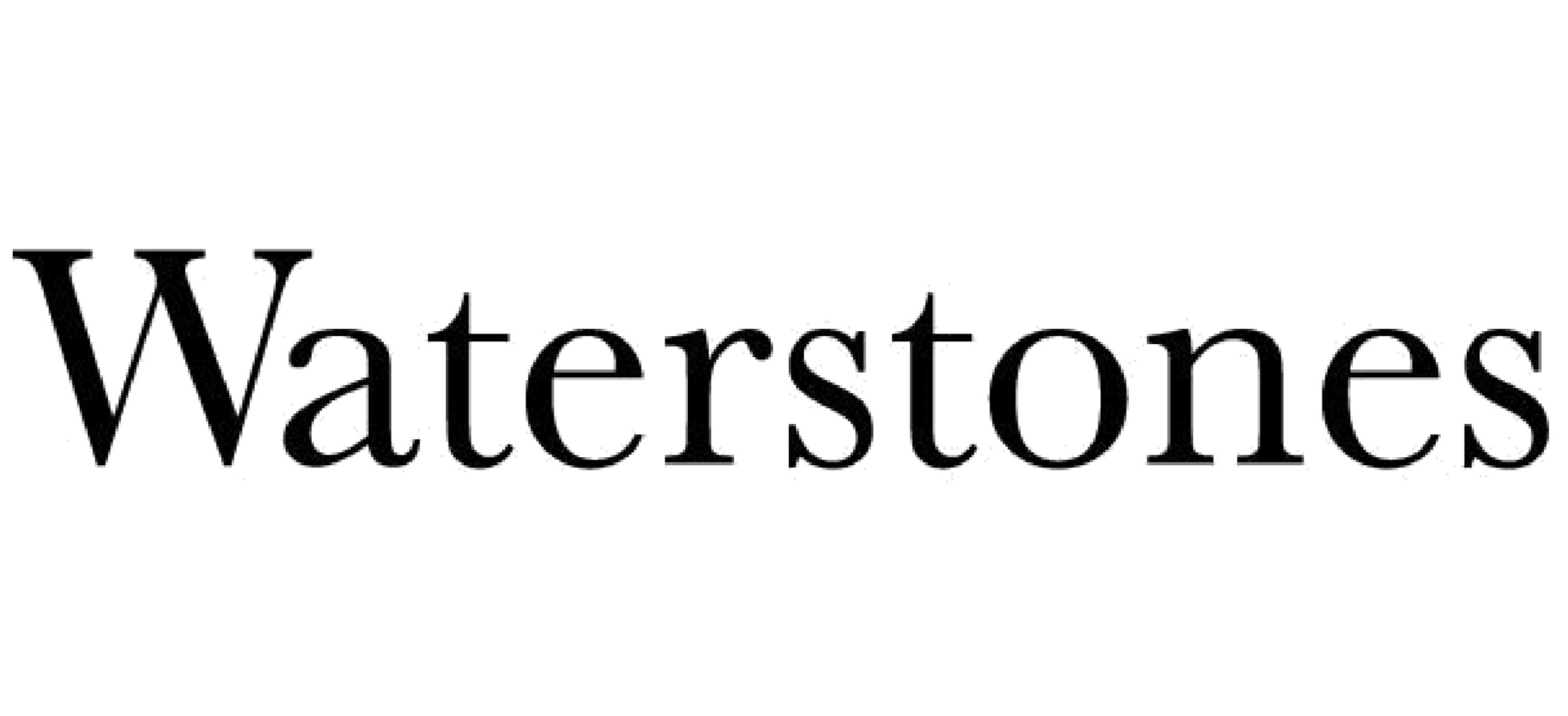 Waterstones logo in black text