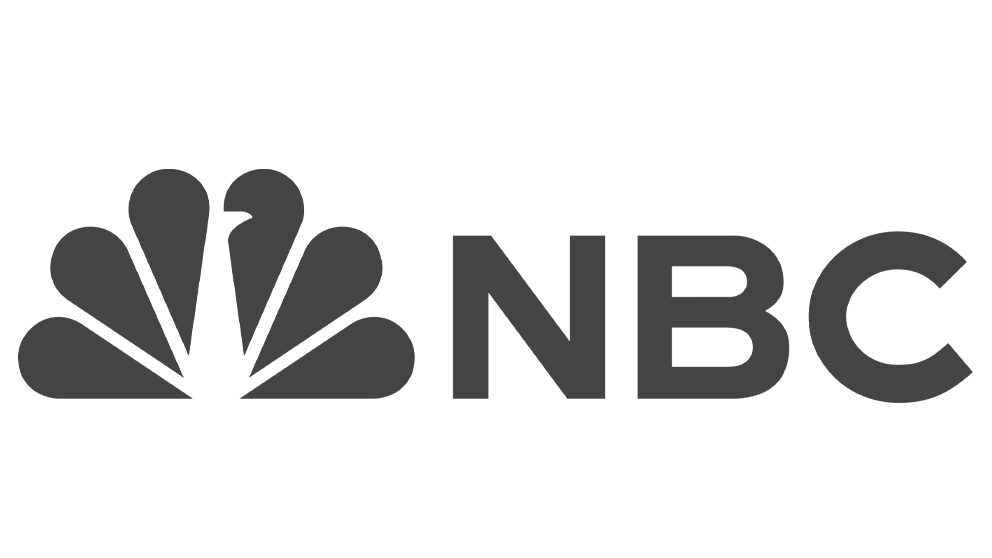 NBC logo with the peacock emblem on the left and the letters NBC on the right.
