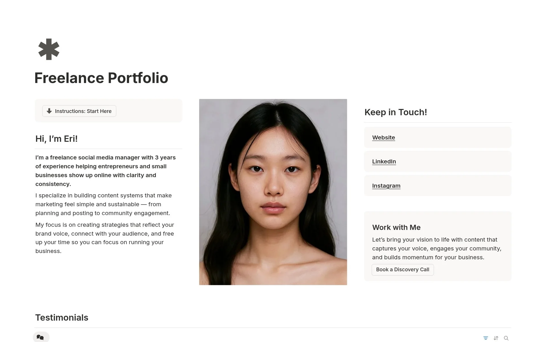 Freelance Portfolio: Initial Setup Guide