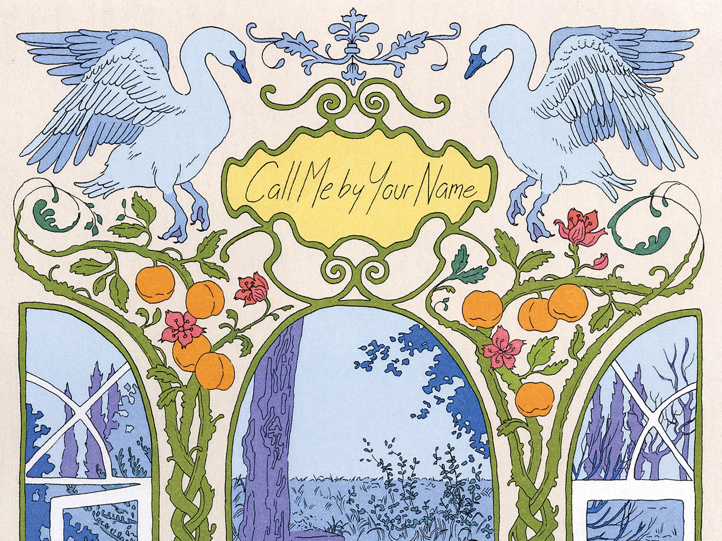 Line work done by hand in pen with color added in Procreate.