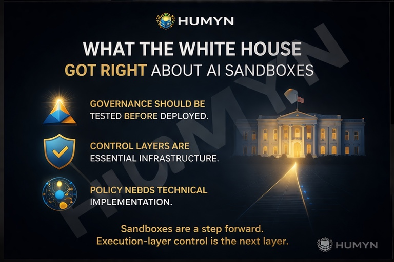What the White House Got Right About AI Sandboxes