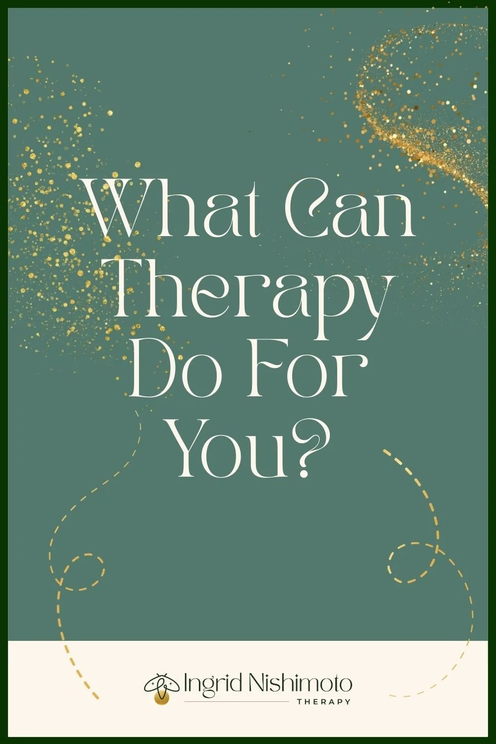 What can therapy do for you?