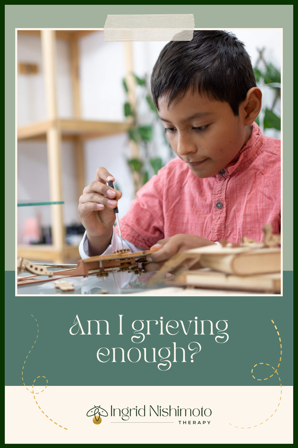 Am I grieving enough?&nbsp;