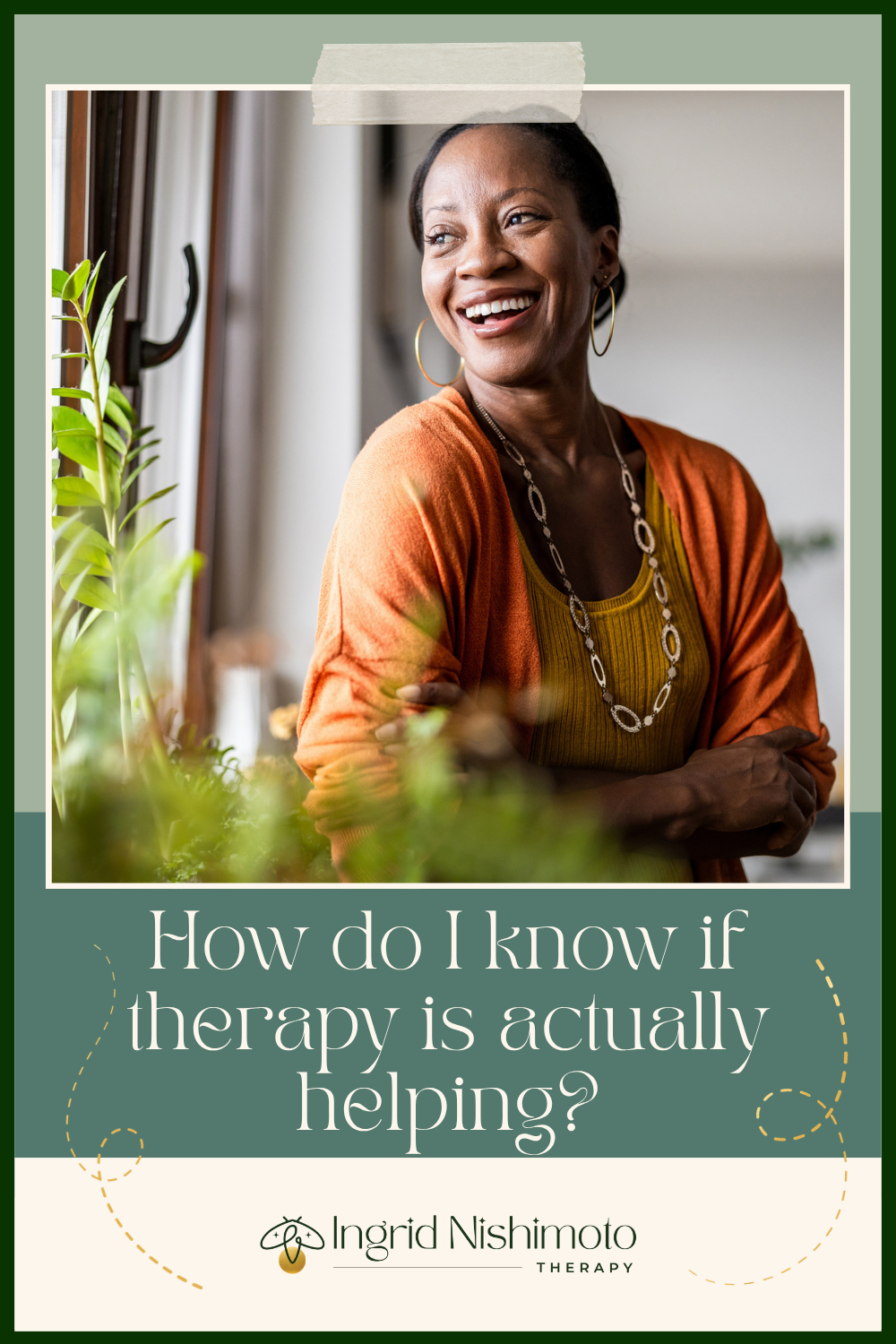 How do I know if therapy is actually helping?