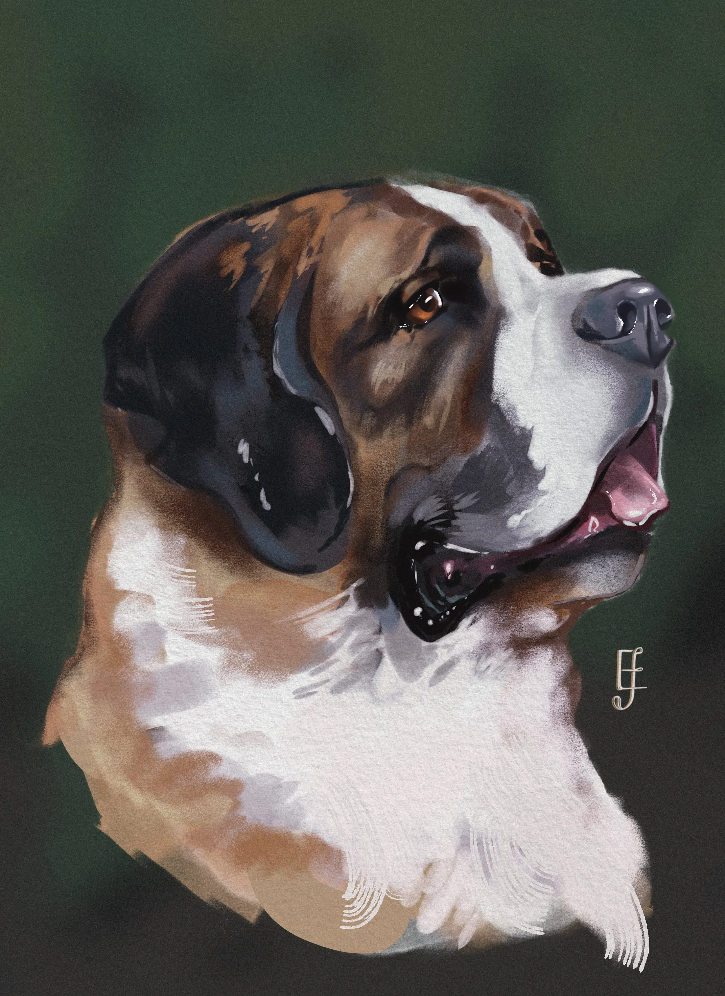 Pet Portrait Commission: Tier 2 - Realistic Pet, Simple Background