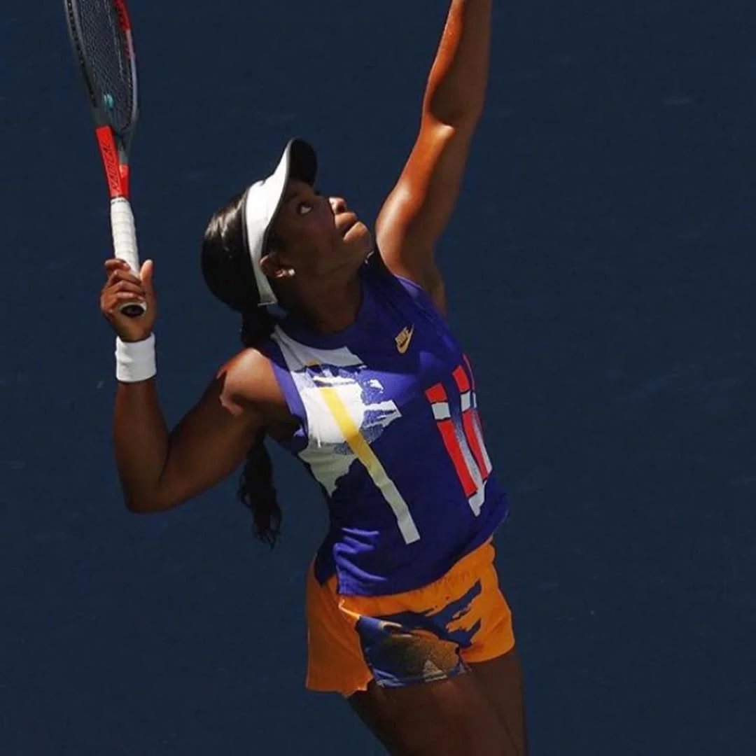 Next up! Sloane Stephens and her custom Blue-Orange look. 🧡💙❤️.jpg