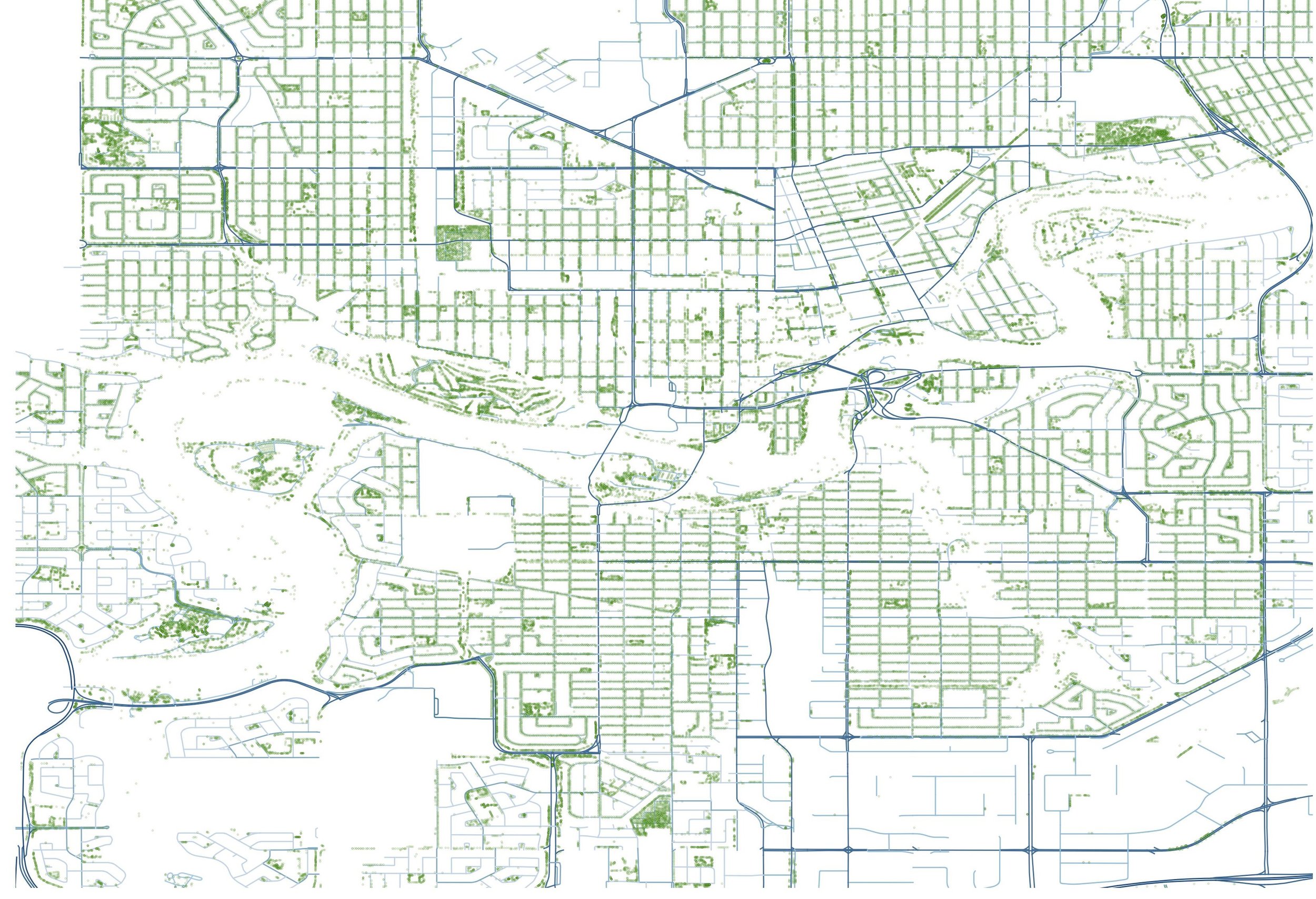 Central Edmonton Tree Map