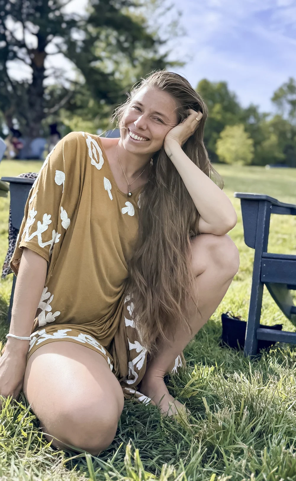 Portrait of Asia Rideout, founder and head coach of MotherMade Strong