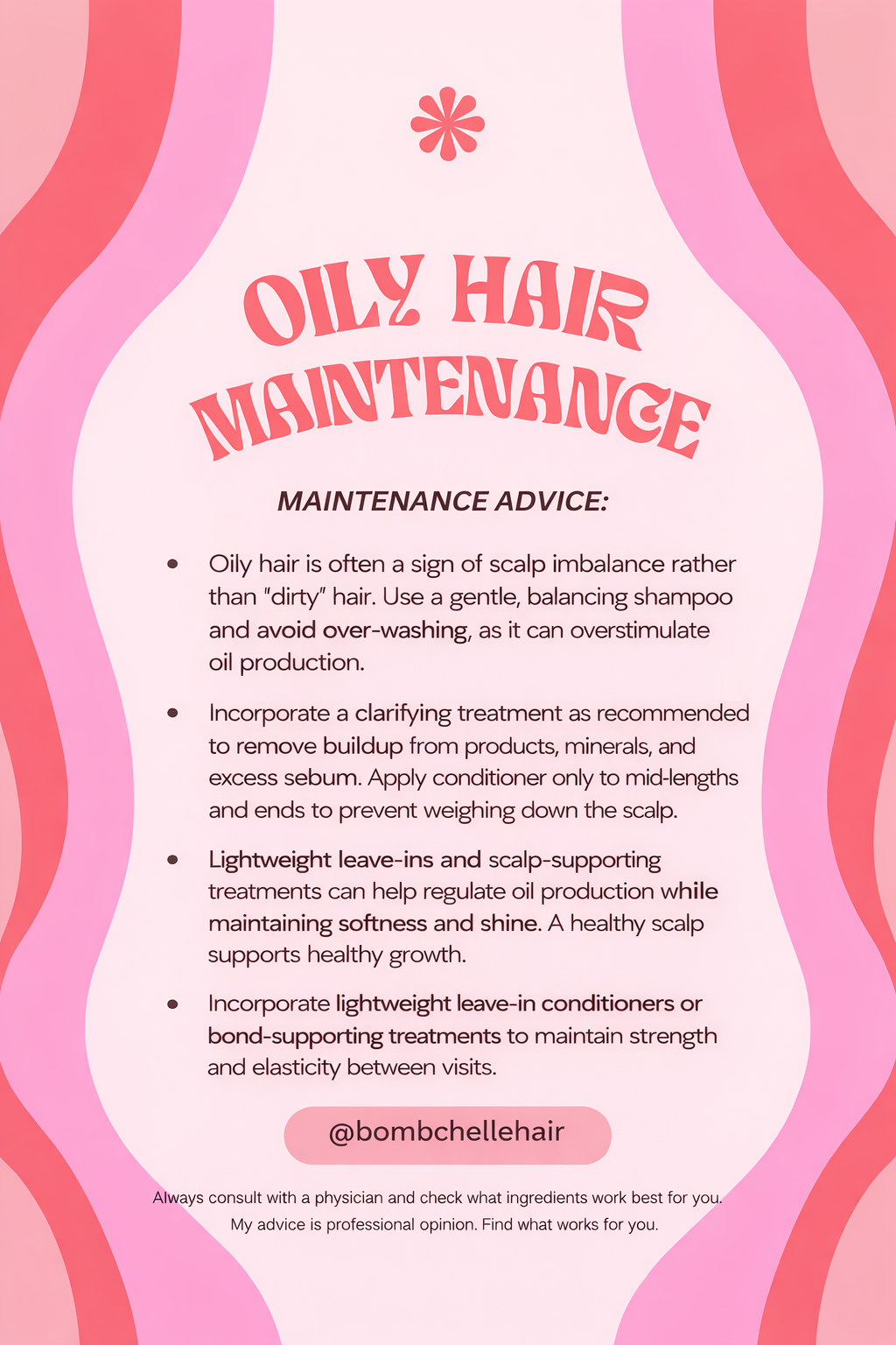 Detailed information  on caring for oily hair