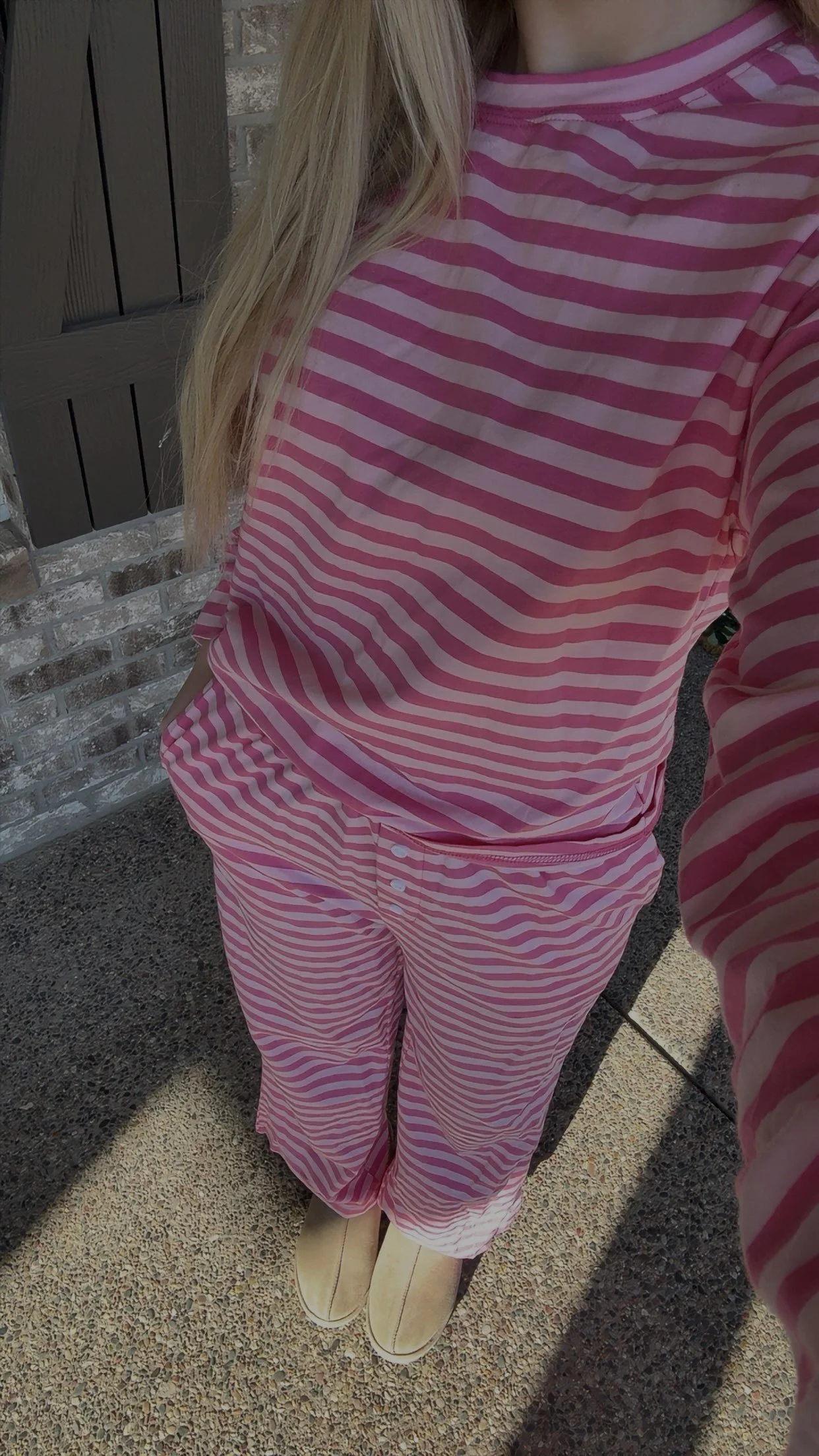 Pink lounge matching set