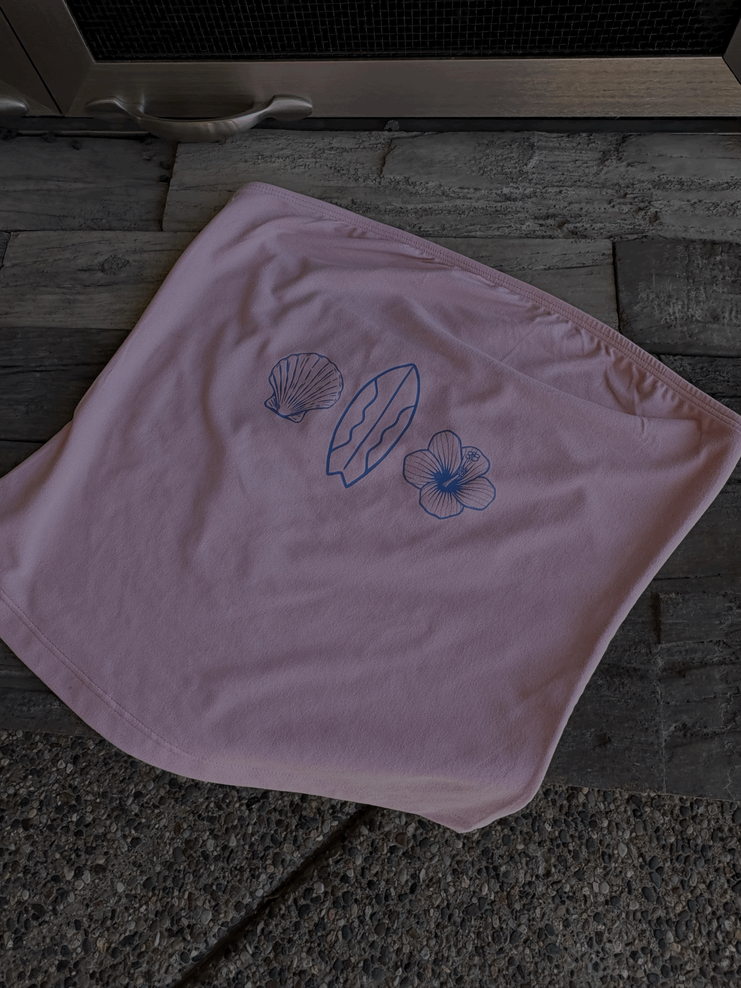 Pink surfer tube top