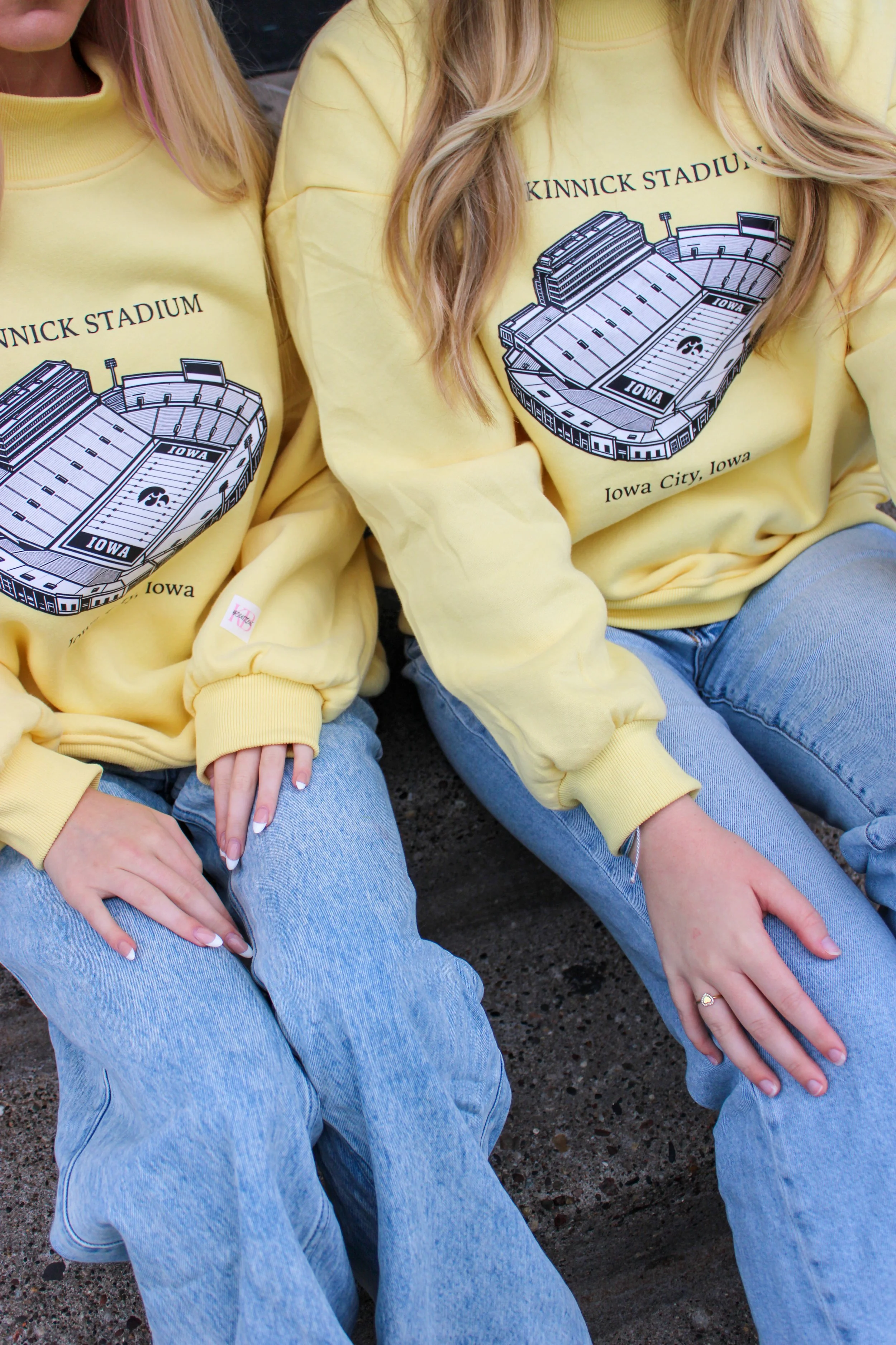 Kinnick stadium mock neck