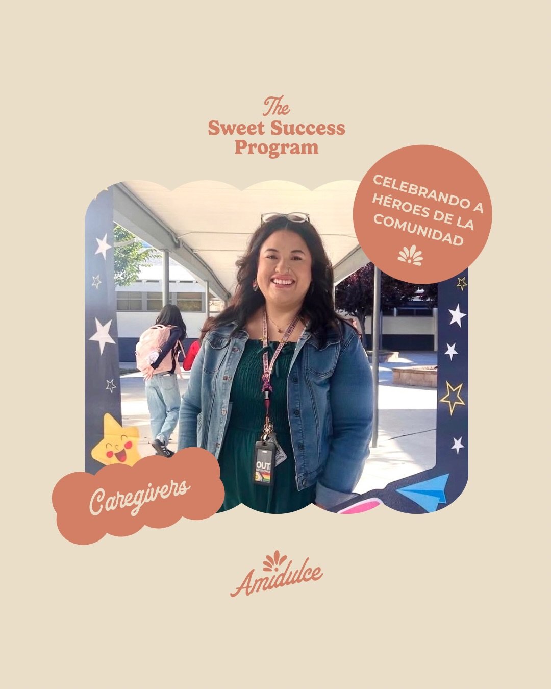 For the ones who follow for conchas but stay for community! 👀

This spring season, our Sweet Success Program is honoring caregivers like Vicky&mdash;someone who shows up for her students every day, creates safe spaces for them to be themselves, and 