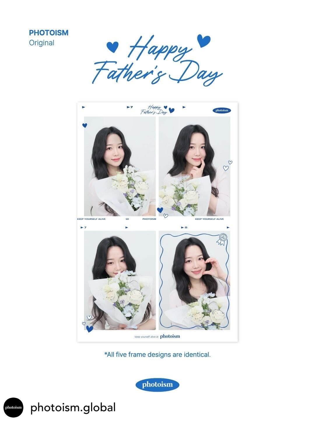 PHOTOISM X FATHER&rsquo;S DAY
FRAME OPEN !

Cheers to all the amazing dads! 👔
Warmth, gratitude, and countless memories, all packed into a single frame.

Capture a special moment with your dad.
Make it unforgettable with our FATHER&lsquo;S DAY frame