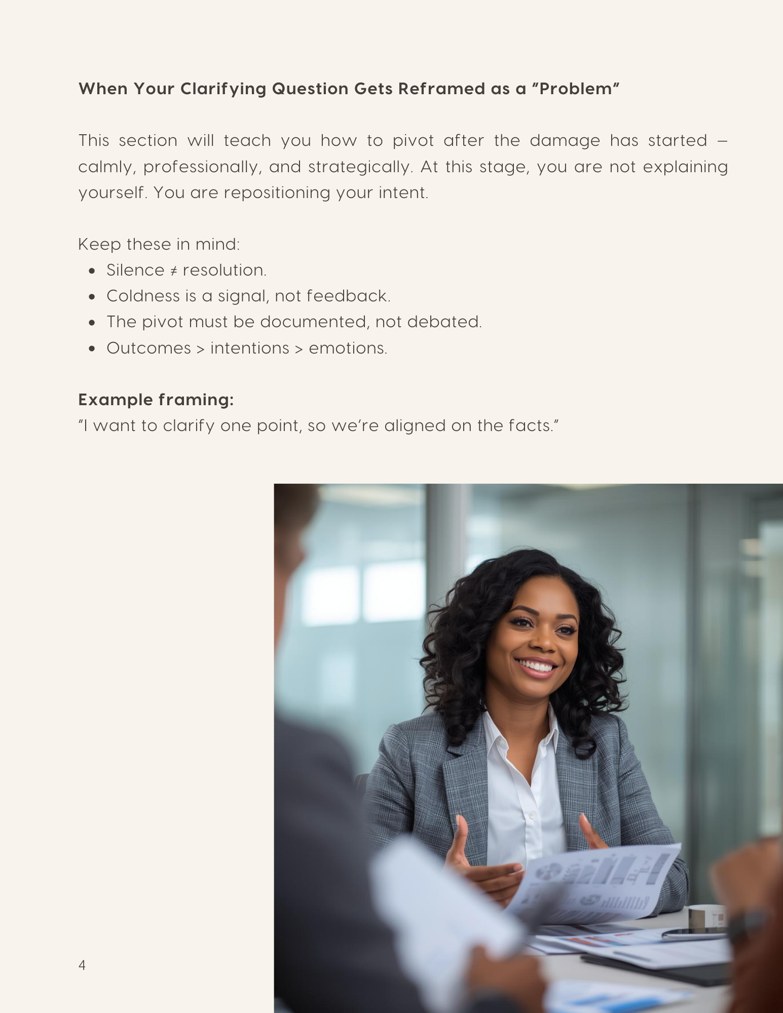 After the Label: A Script-Based Guide for Mid-level Black Women Navigating the Workplace (Scripts)