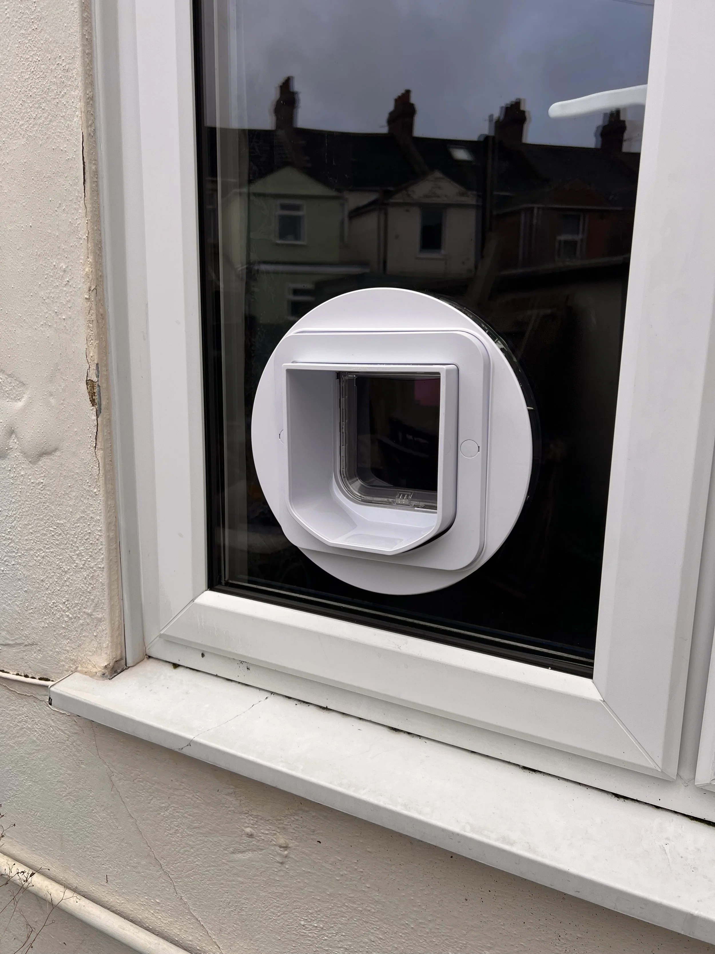 New double glazed unit and cat flap fitted - Exeter