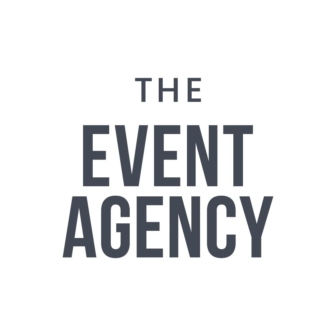 Text reading 'The Event Agency' on a white background