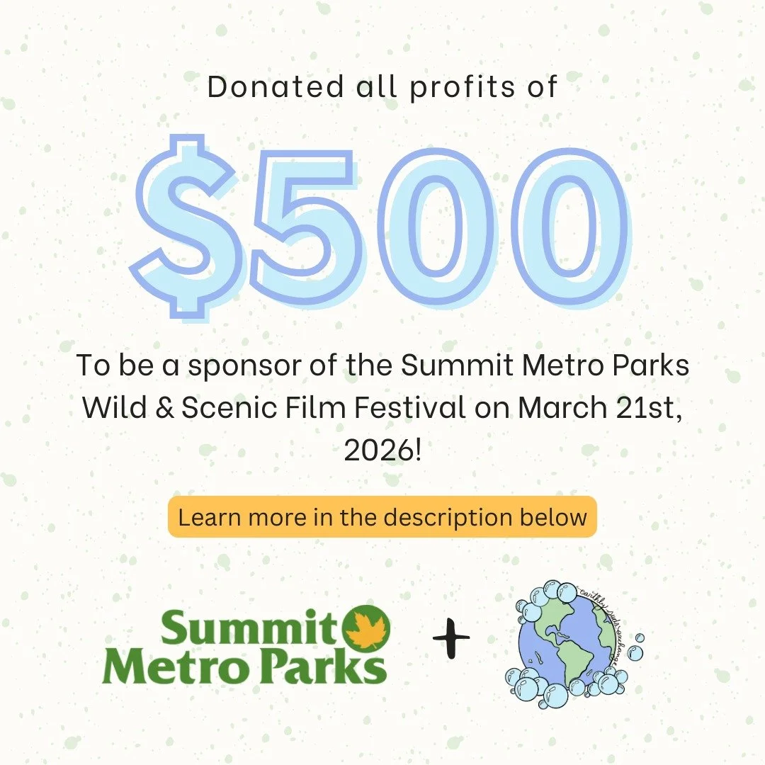 Thanks to our customers' support in 2025, we donated our profits of $500 to @summitmetroparks. With this donation, we will be a sponsor of the Wild &amp; Scenic Film Festival on March 21st, 2026!

We are excited to have made our first donation as a b