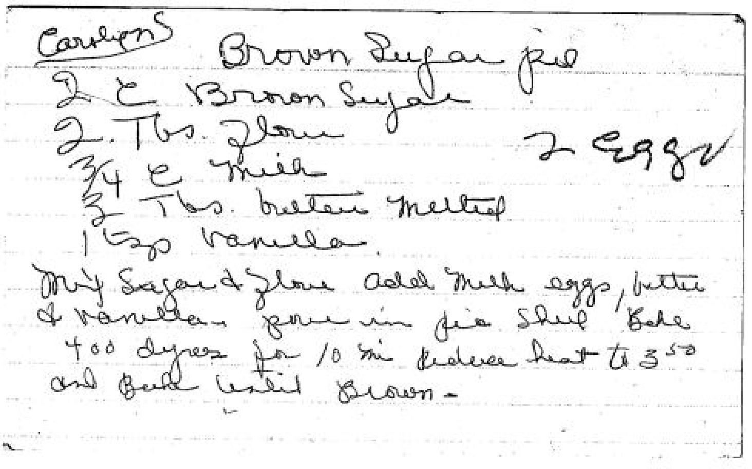 Twomomma’s Brown Sugar Pie