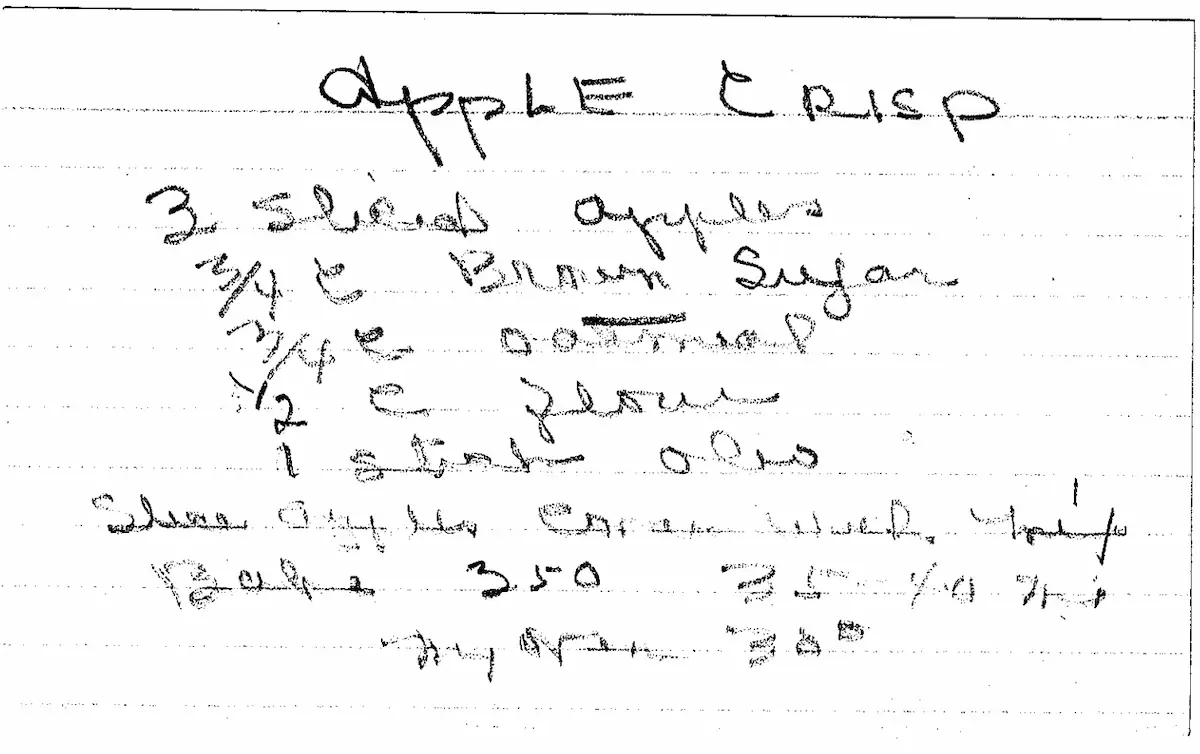 Apple Crisp