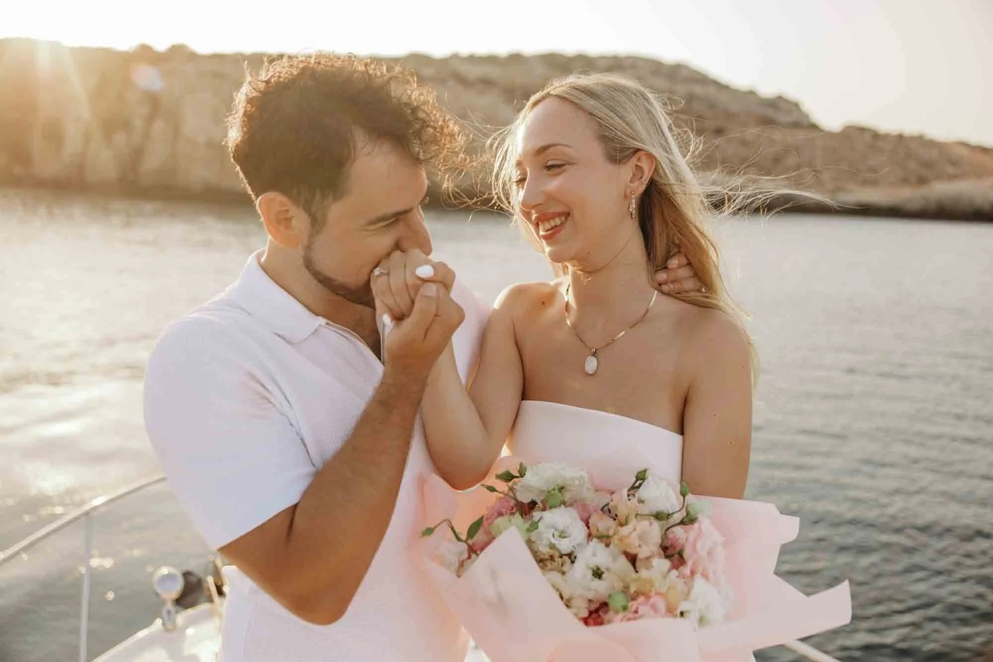 Proposal on the boat 