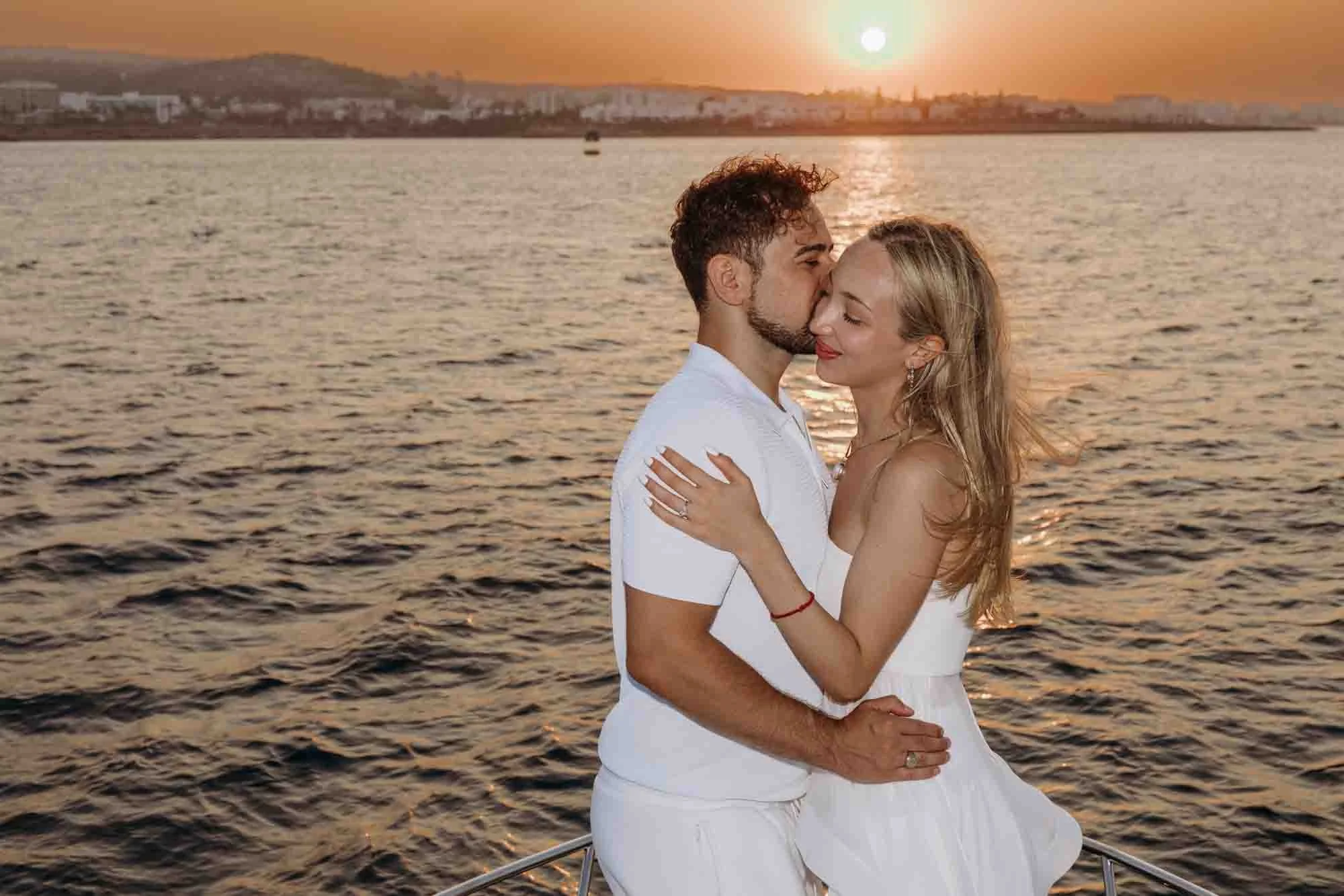 Proposal on the boat 