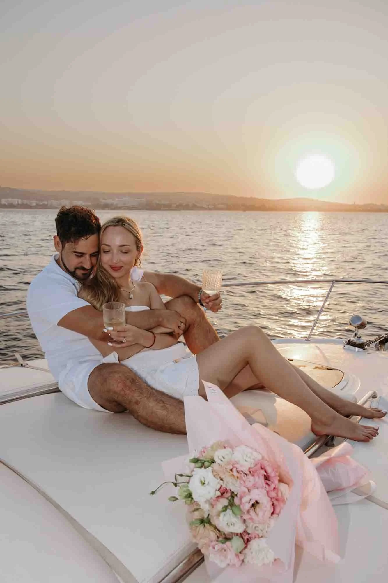 Proposal on the boat 