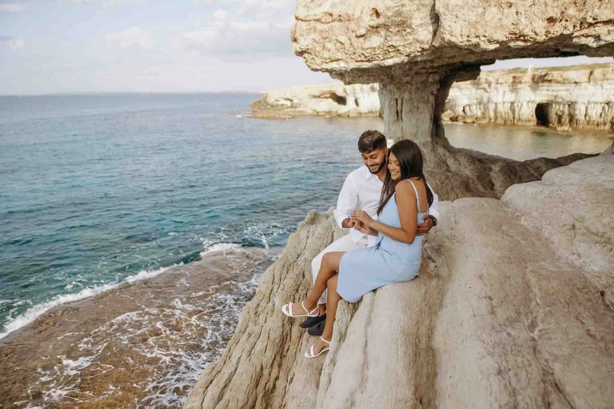 Proposal in Sea Caves