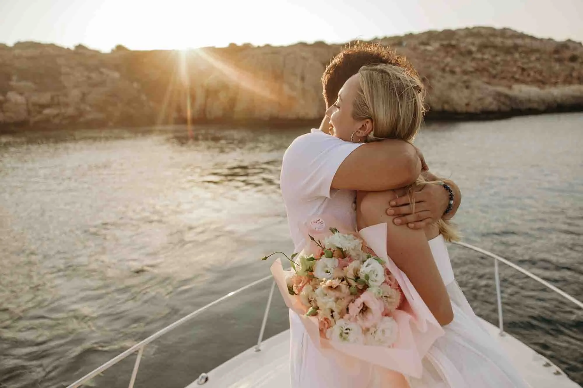 Proposal on the boat 