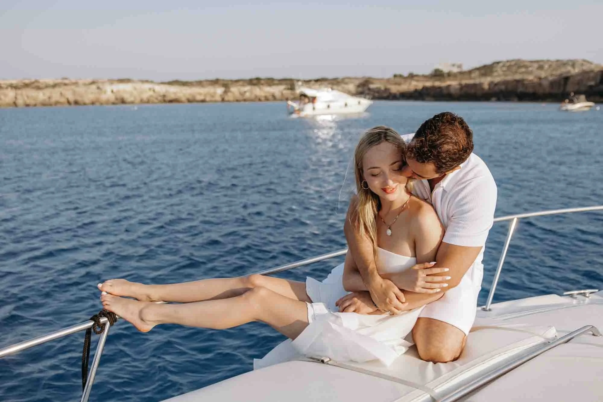 Proposal on the boat 