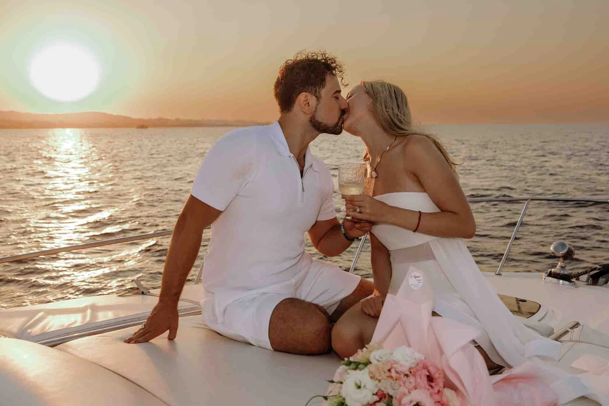 Proposal on the boat 