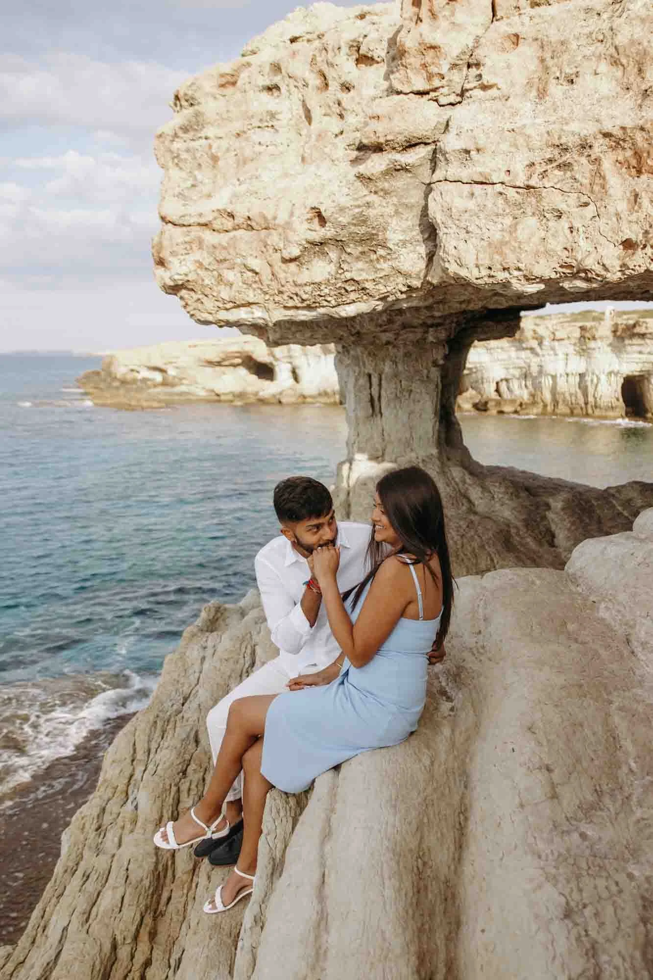 Proposal in Sea Caves