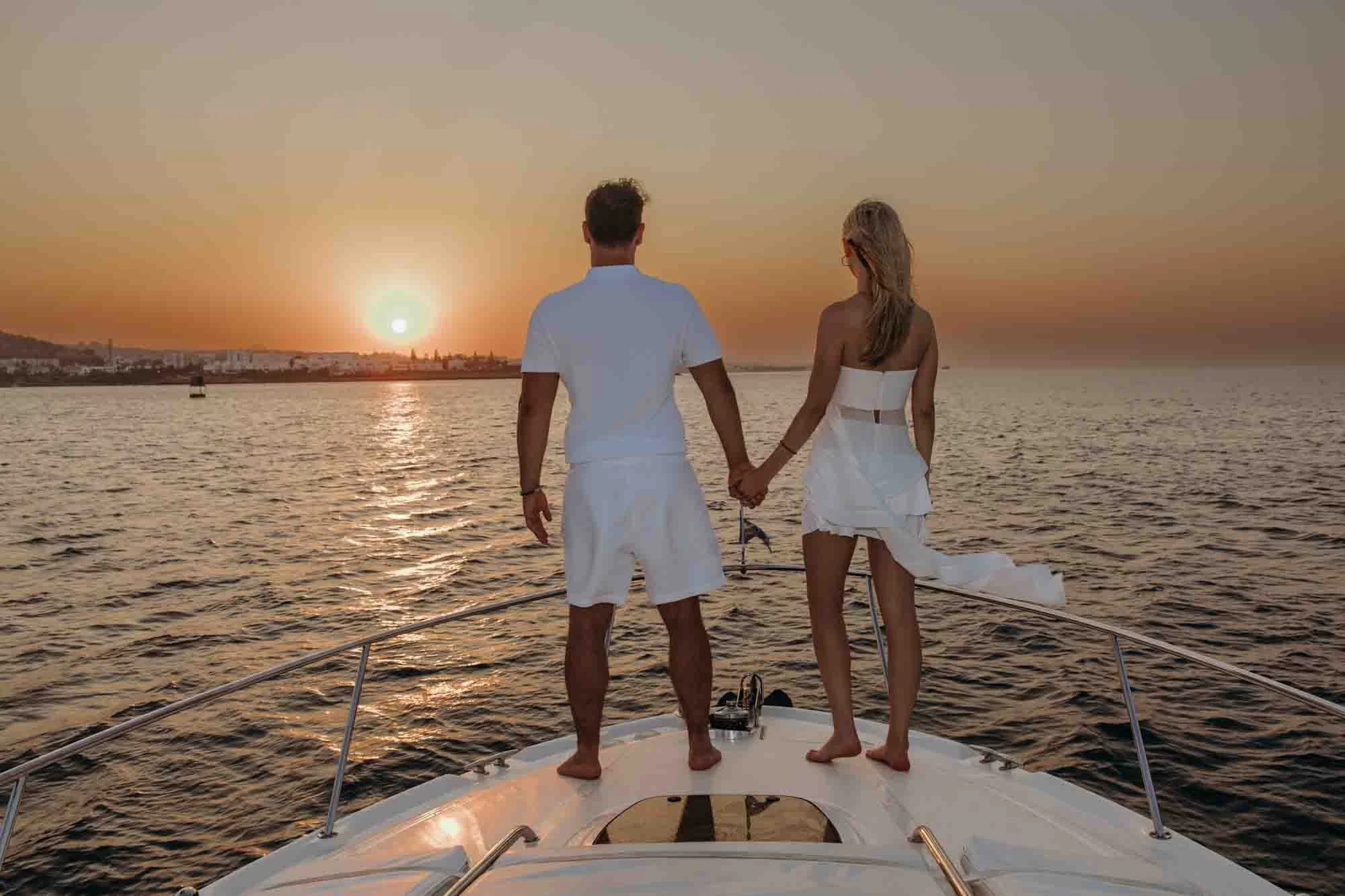 Proposal on the boat 
