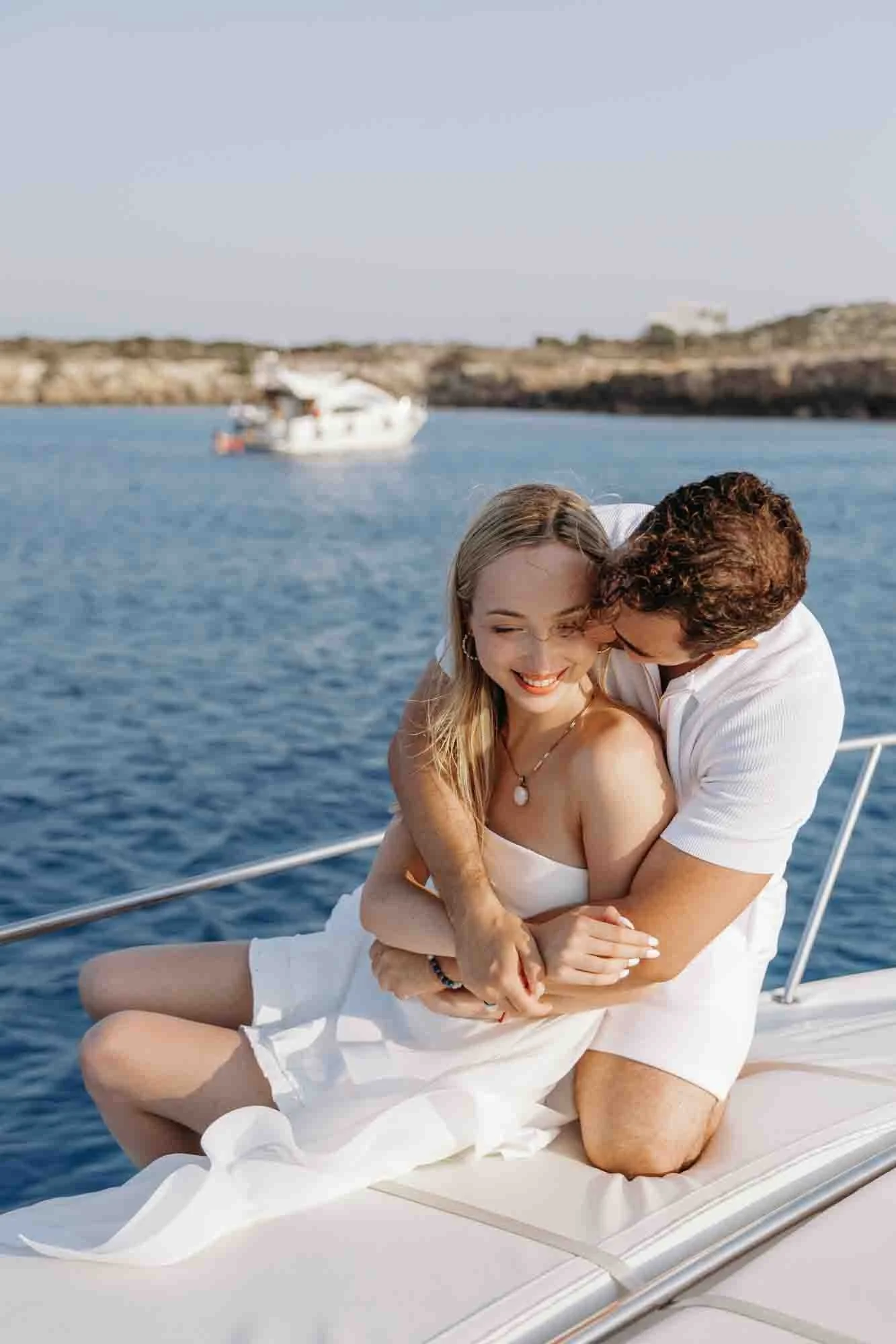 Proposal on the boat 