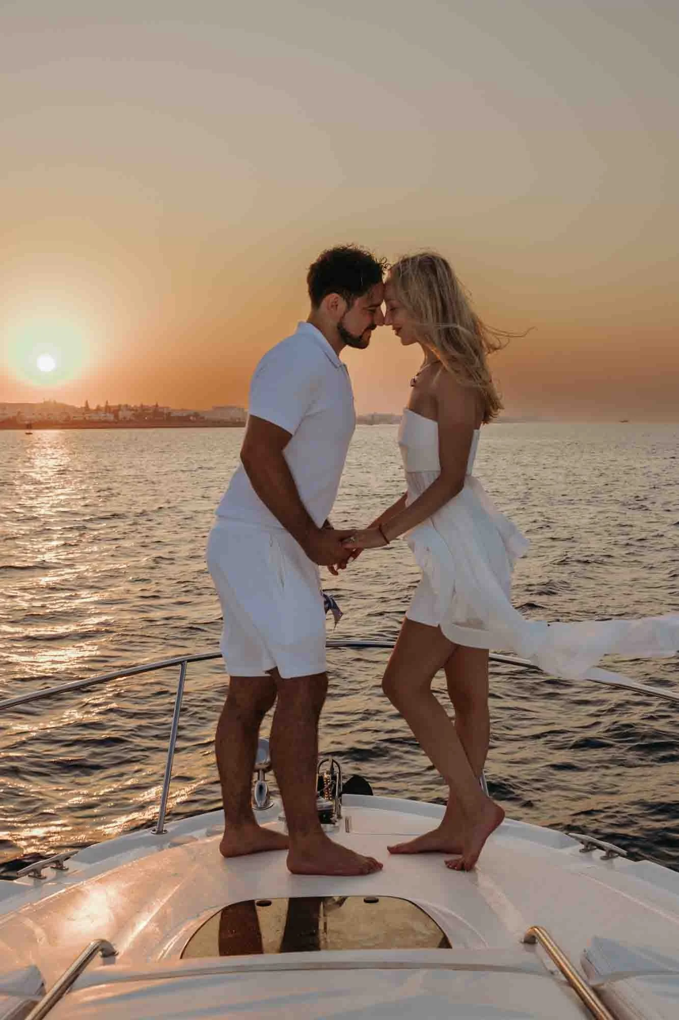 Proposal on the boat 