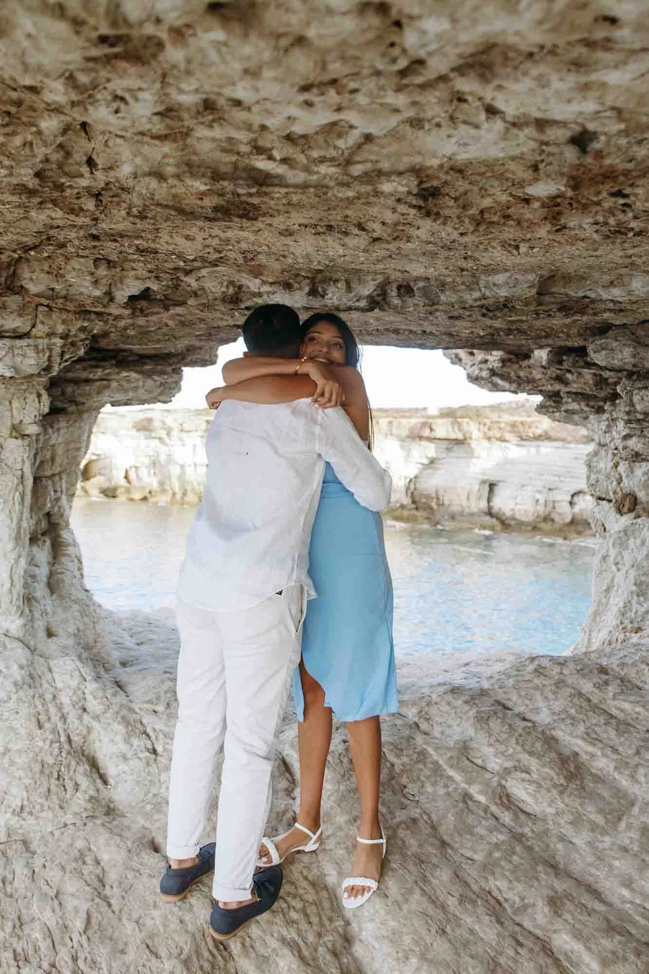 Proposal in Sea Caves