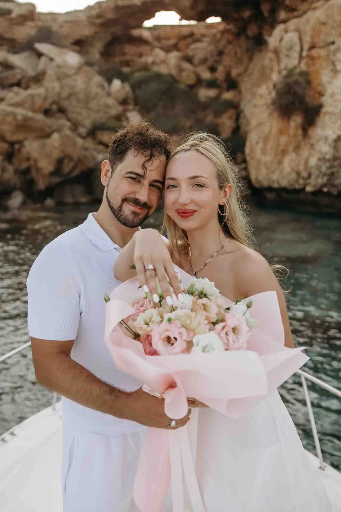 Proposal on the boat 