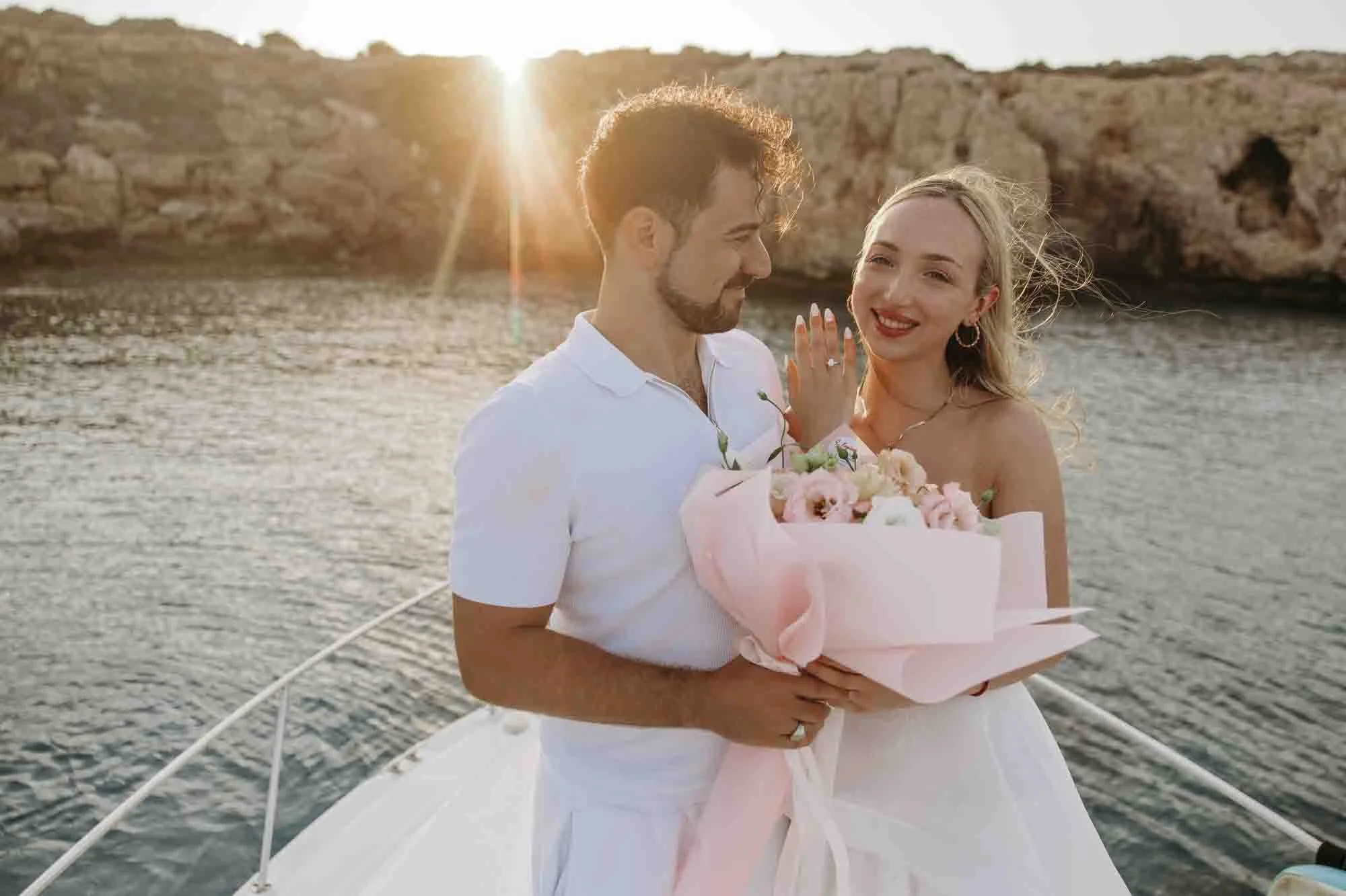 Proposal on the boat 