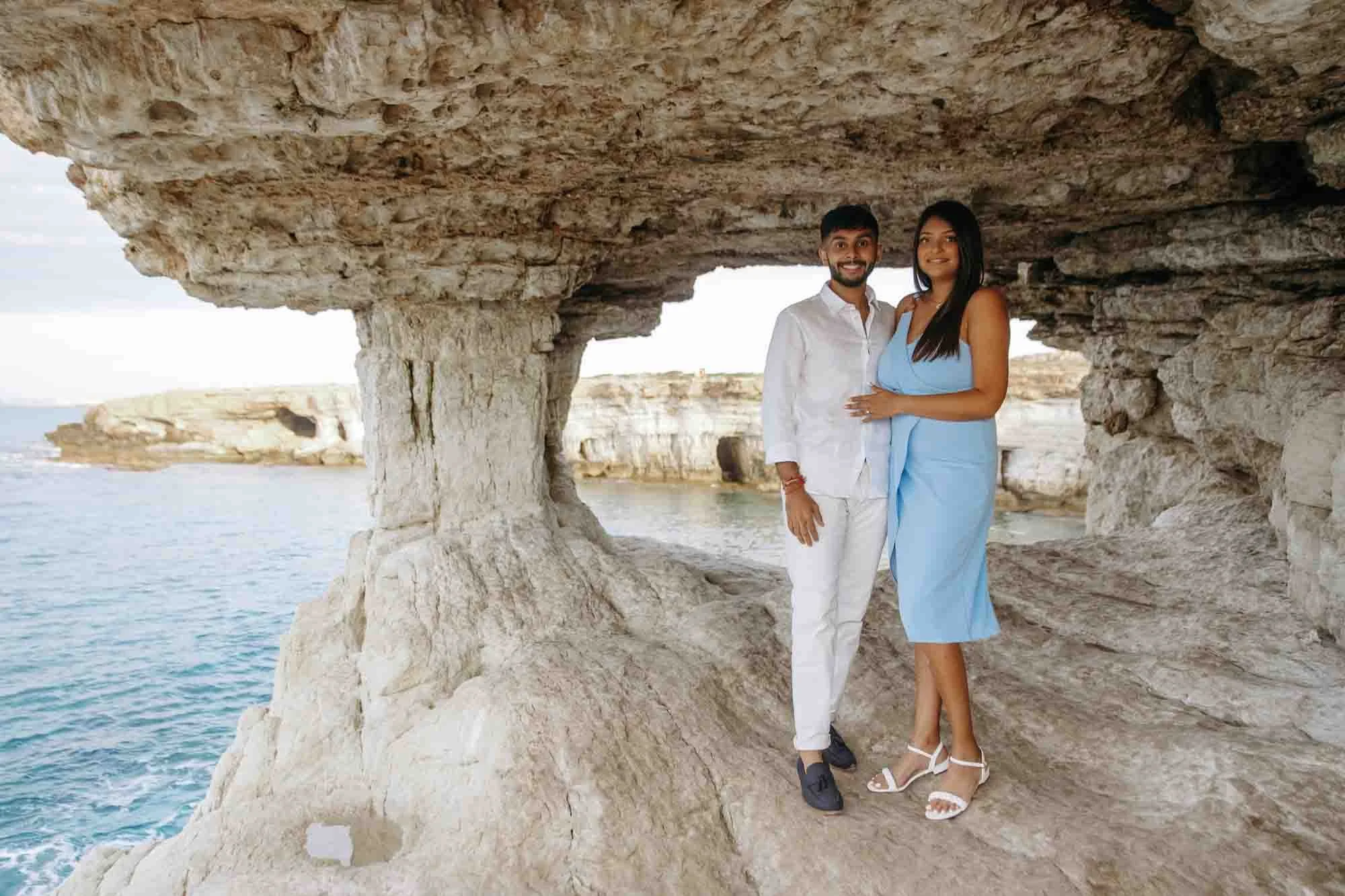 Proposal in Sea Caves