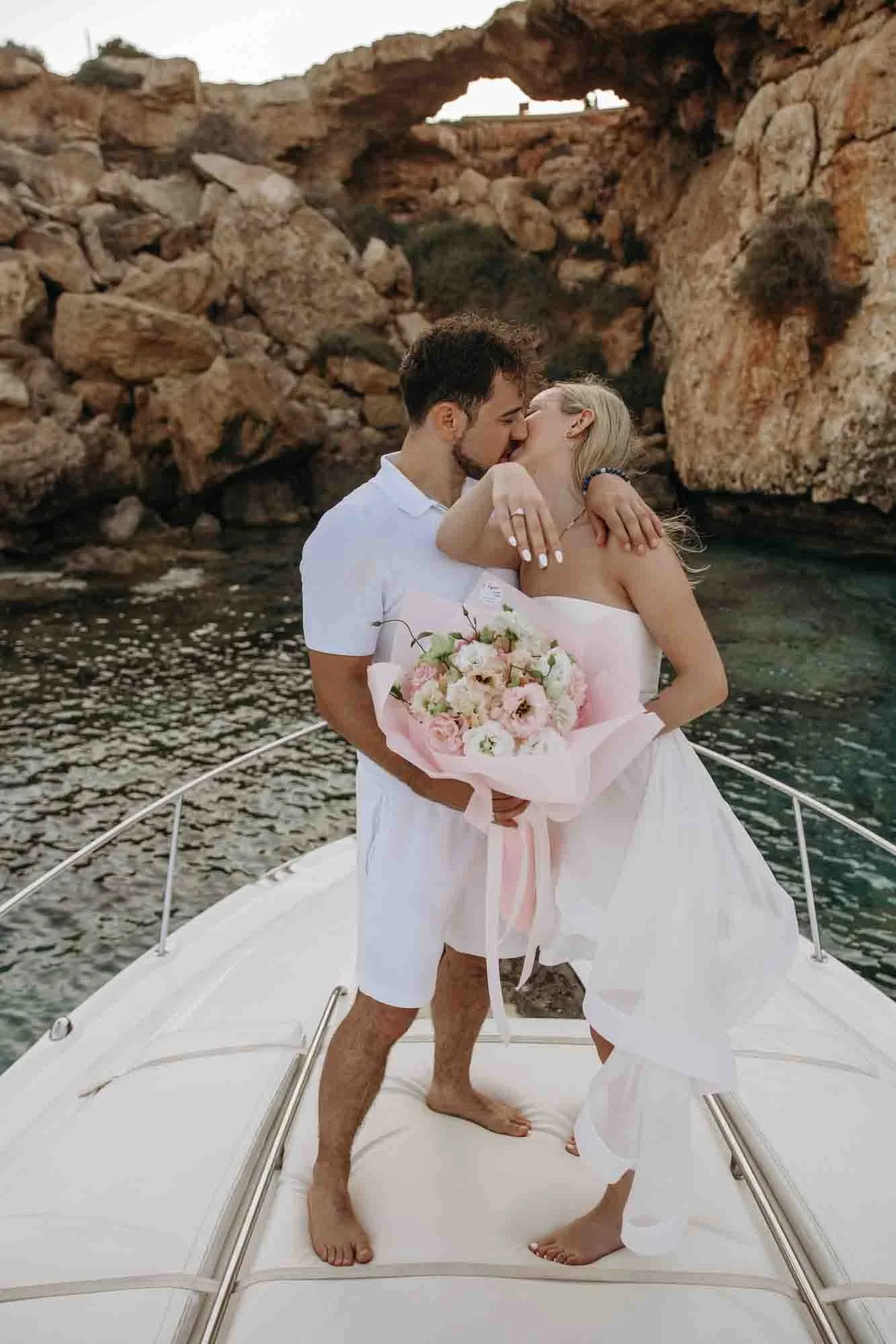 Proposal on the boat 